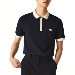 LACOSTE NAVY BLUE REGULAR POLO SIZE X LARGE